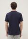 Blue pure cotton regular-fit short-sleeve T-shirt_3
