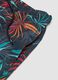 Multicolour tropical print swim shorts_5