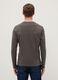 Grey long-sleeve pure cotton regular fit T-shirt_2