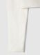Girls' white slim fit stretch cotton t-shirt_3