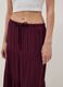 Long purple skirt in pure viscose_3