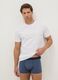 White pure cotton regular fit t-shirt_0