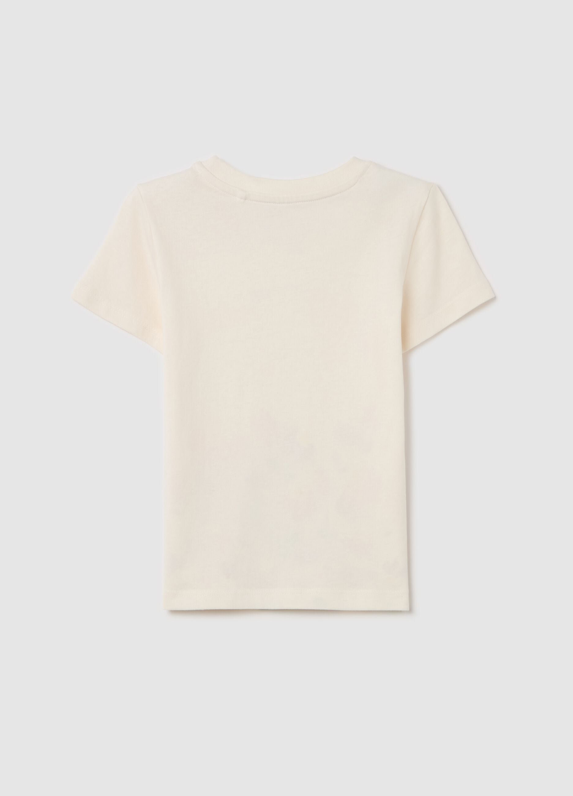 Cotton T-shirt with print