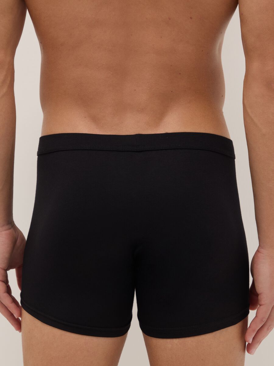 Bipack boxer neri in cotone Supima elasticizzato regular fit_2