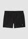Black swim shorts with elasticated waistband_4