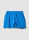 Short blu in misto cotone con vita elasticizzata_4