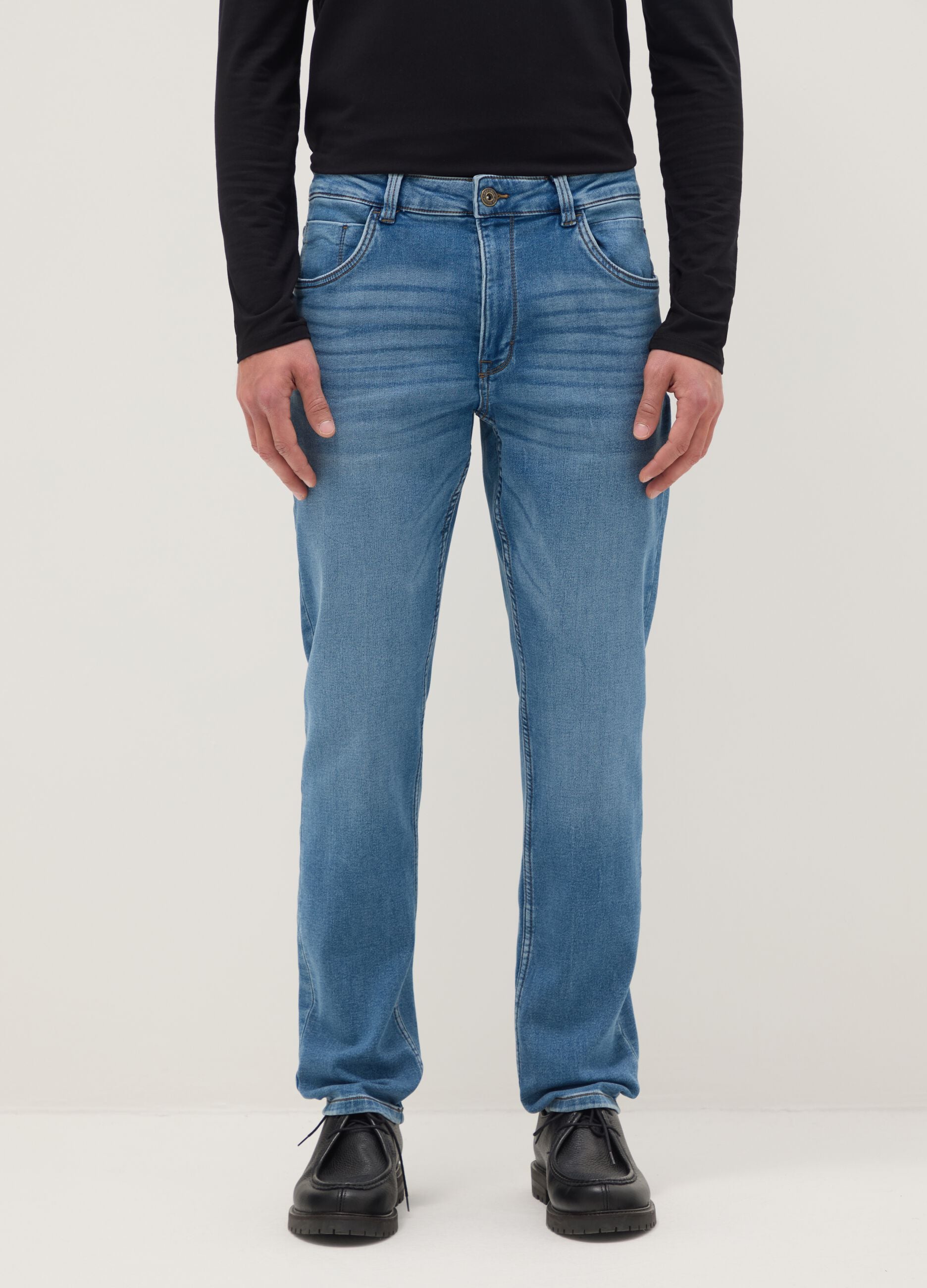 Slim Fit Blue Denim Jeans