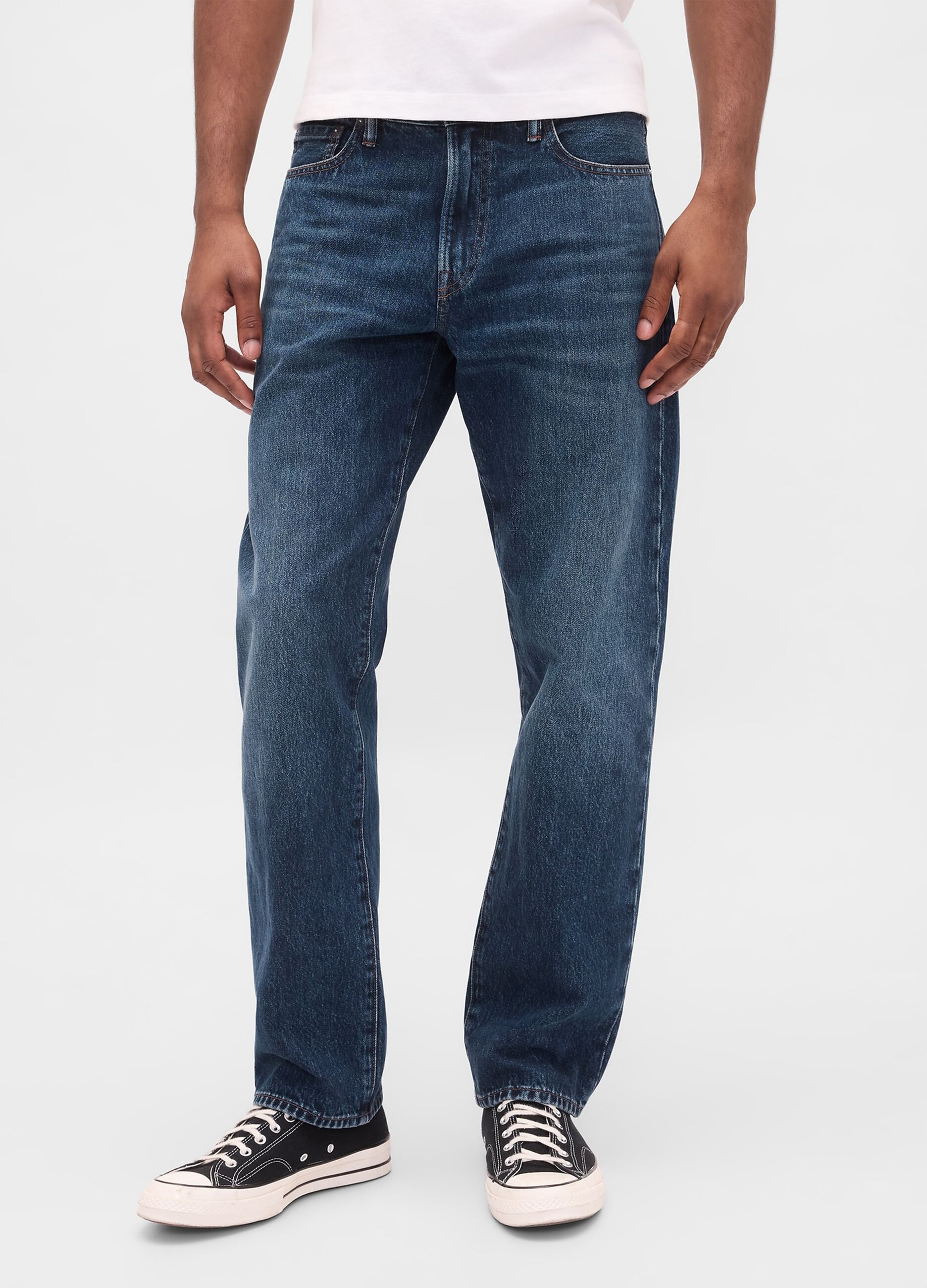 Regular Blue Denim Trousers