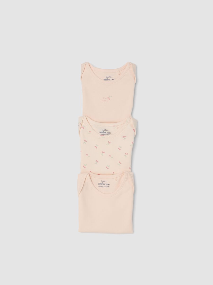 3-pack of pink organic cotton short-sleeve bodysuits for baby girl_2