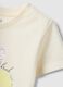 Girls' white pure cotton regular-fit T-shirt with print_2