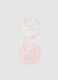 Pack of colourful pure cotton bibs for infants_0
