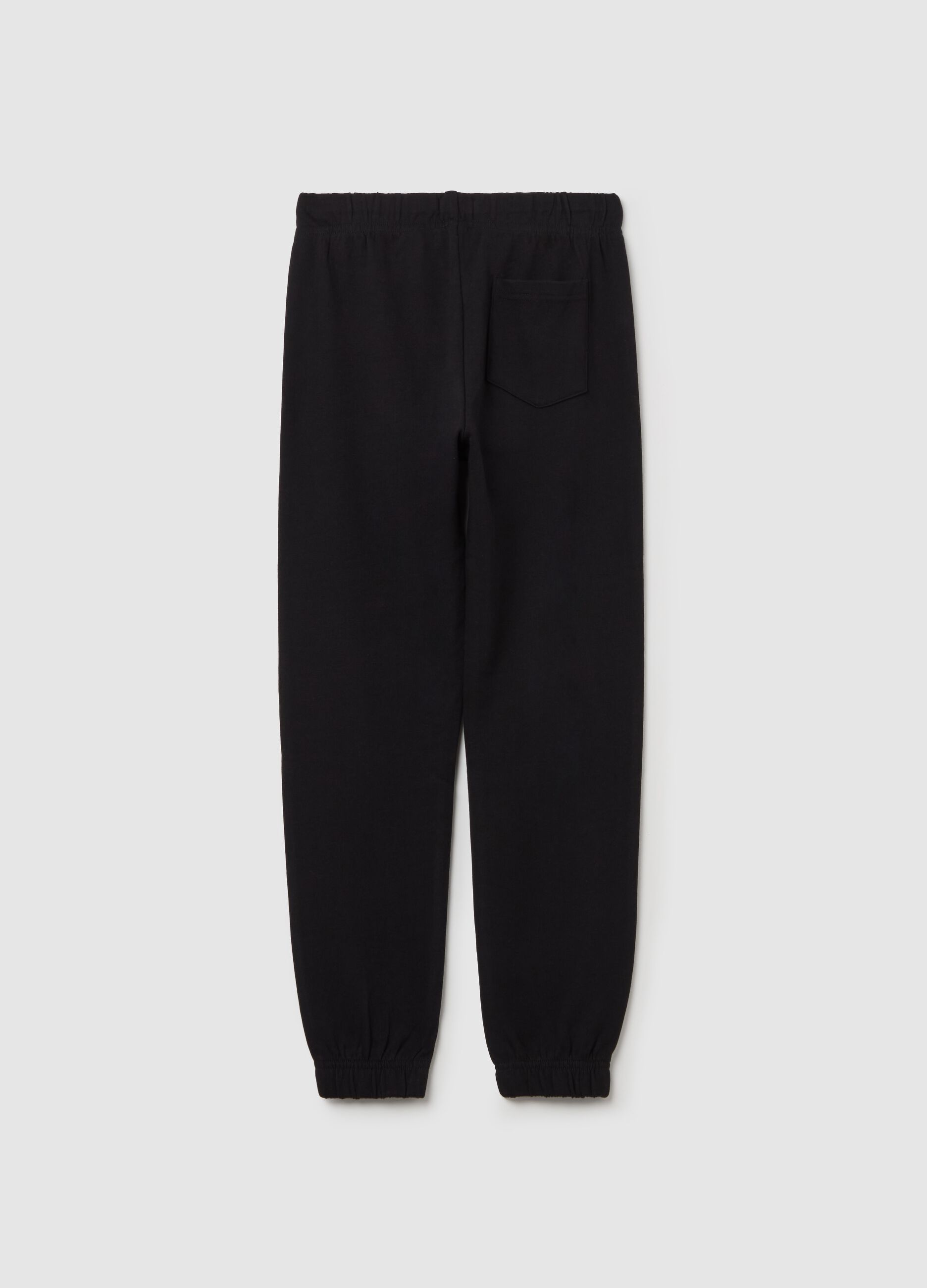 Cotton joggers with drawstring