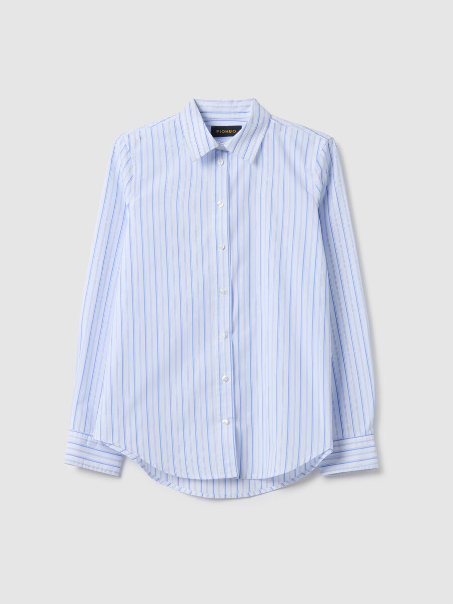 Pure Cotton Multicolour Striped Shirt Regular Fit_4