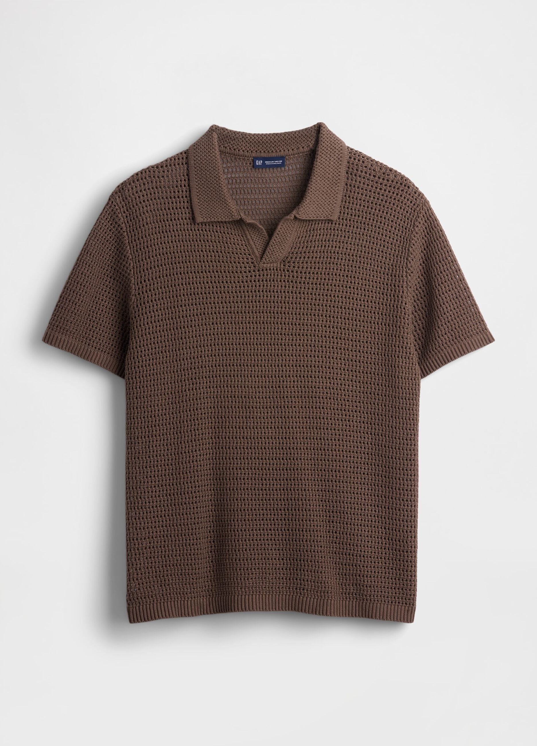 Pure cotton short-sleeve polo shirt