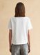 T-shirt in puro cotone bianca regular fit con fiori_3