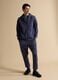 Breathable blue full-zip in 2-way stretch fabric_1