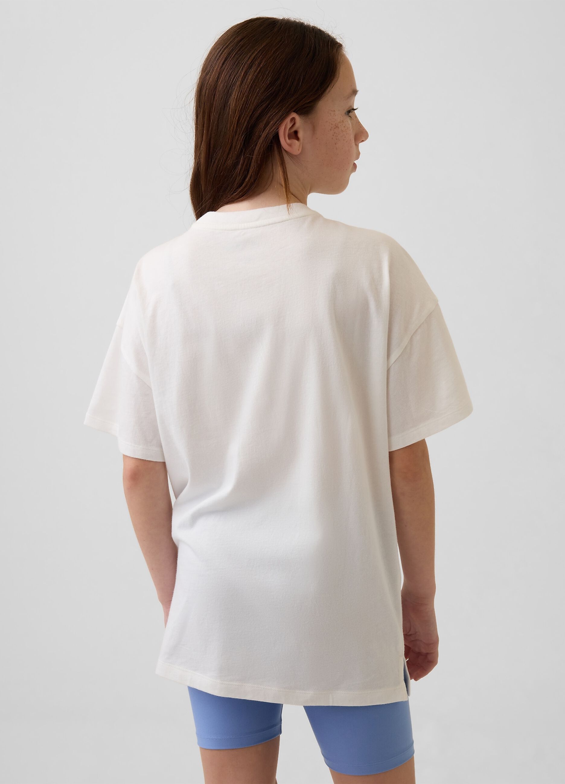 Short-sleeved pure cotton T-shirt