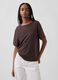 Short-sleeve linen-blend T-shirt_0
