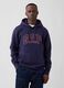 Cotton-blend logo hoodie_1