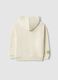Beige cotton blend regular fit kids sweatshirt with Peanuts_1