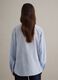 Striped multicolour regular fit pure cotton shirt with floral design_3