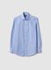 Multicolour striped slim fit cotton blend easy iron shirt_4