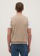 Beige deep V cotton-blend waistcoat with regular fit and buttons_2