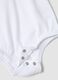 White organic cotton baby bodysuit with ruffled collar_2