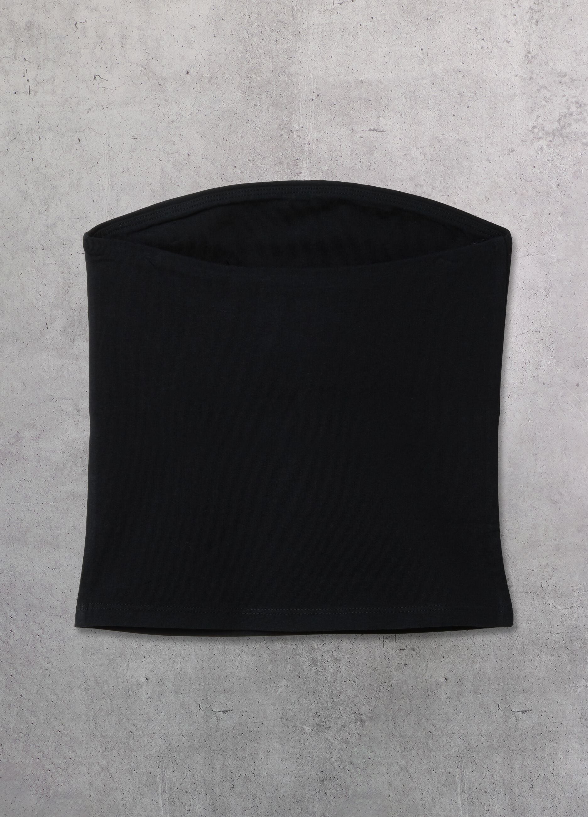 Black Bandeau Top