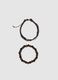 Multicolour genuine leather bracelet twin pack_0