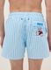 Multicolour striped swim shorts with Popeye print_2