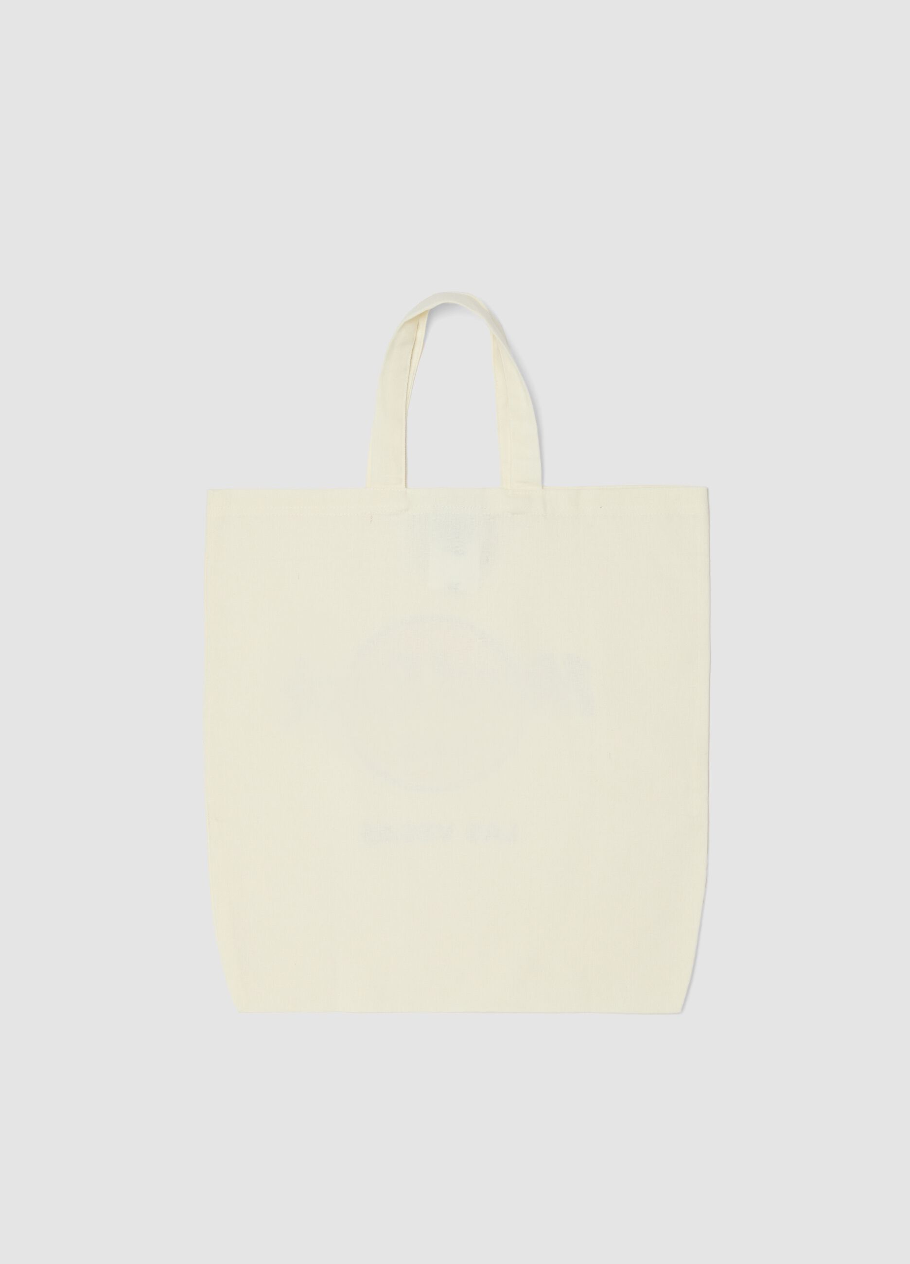 White pure cotton shopper bag with Hard Rock Cafe logo