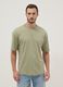 Green pure cotton short-sleeve T-shirt, relaxed fit_3
