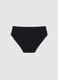 Girl's black cotton stretch regular fit panties_1