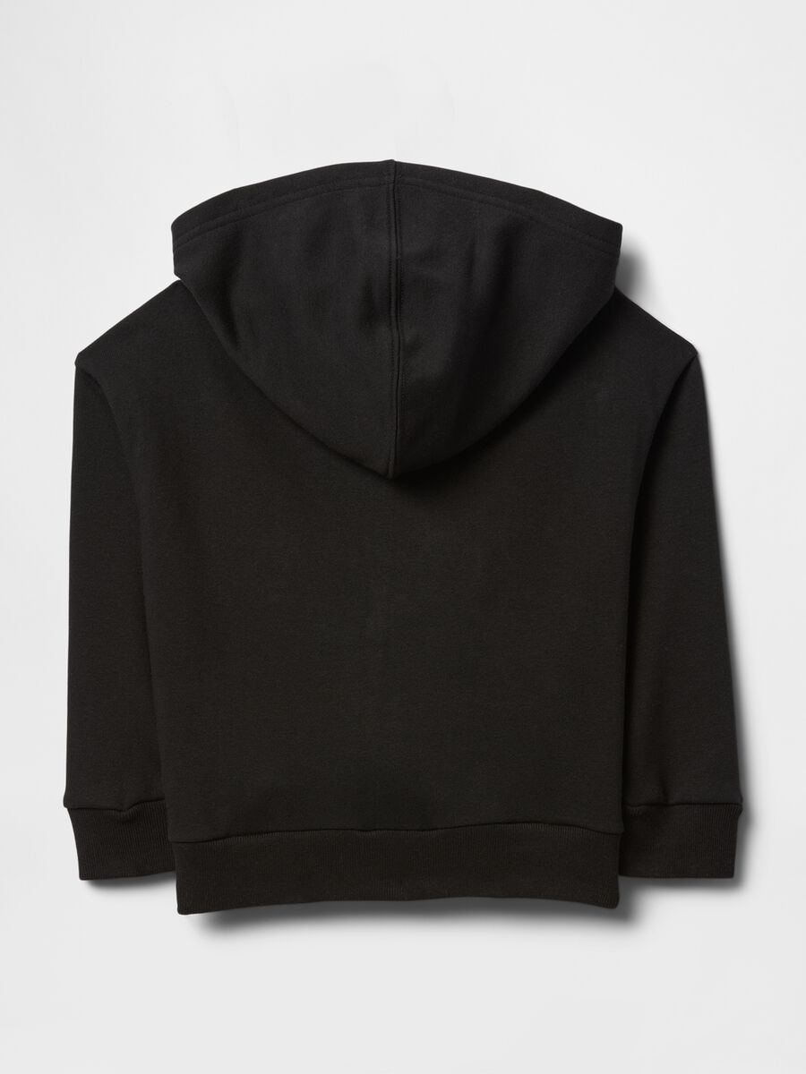 Cotton-blend zip-up hoodie_1