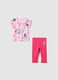 Jogging set with frills and Minnie Mouse print_0