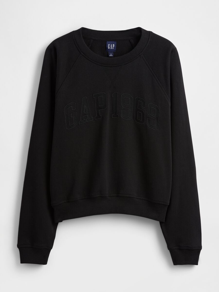 Cotton-blend crew-neck sweatshirt_4
