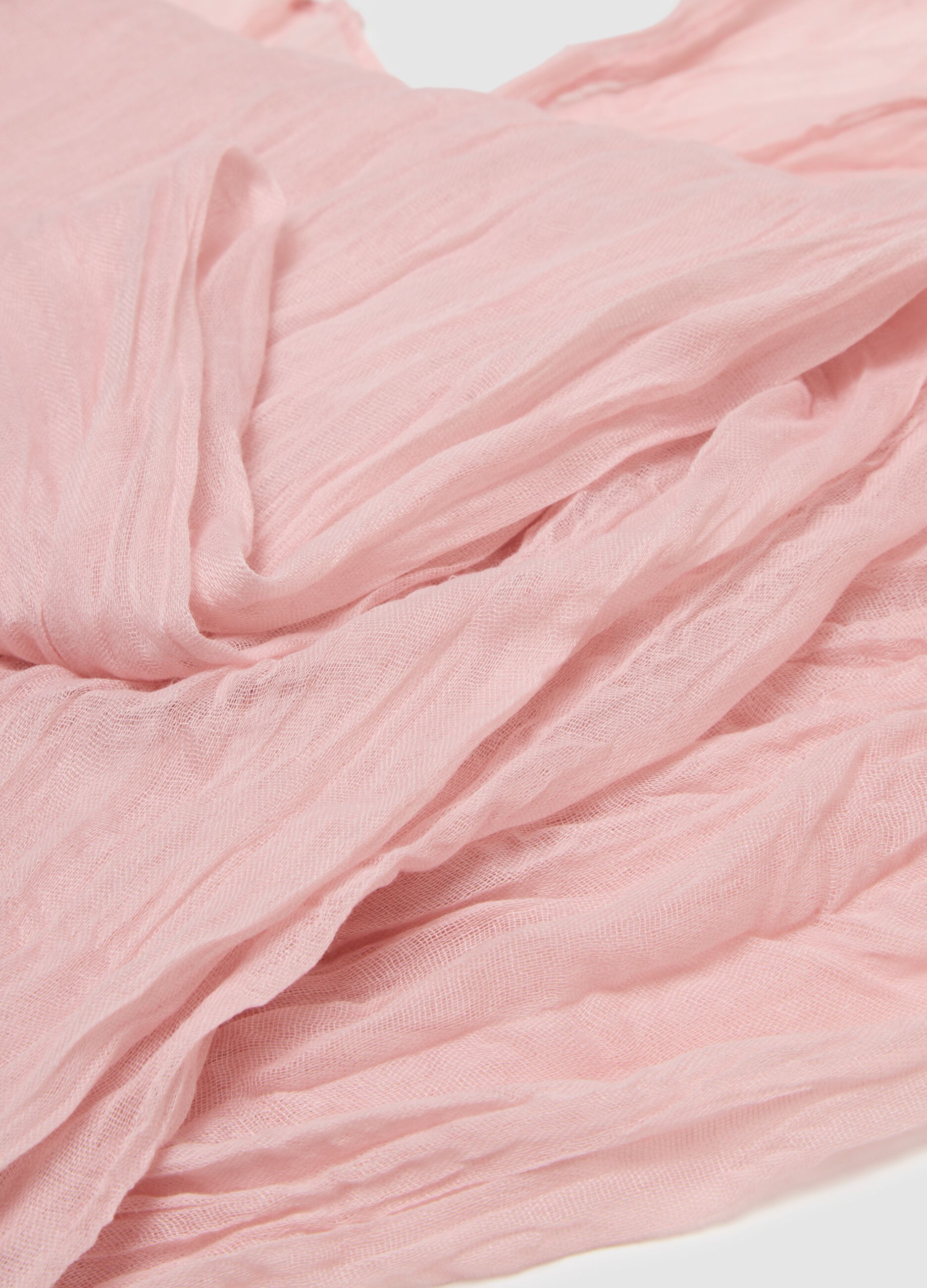 Light pink scarf regular fit
