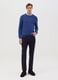 Cotton pullover with micro weave_1