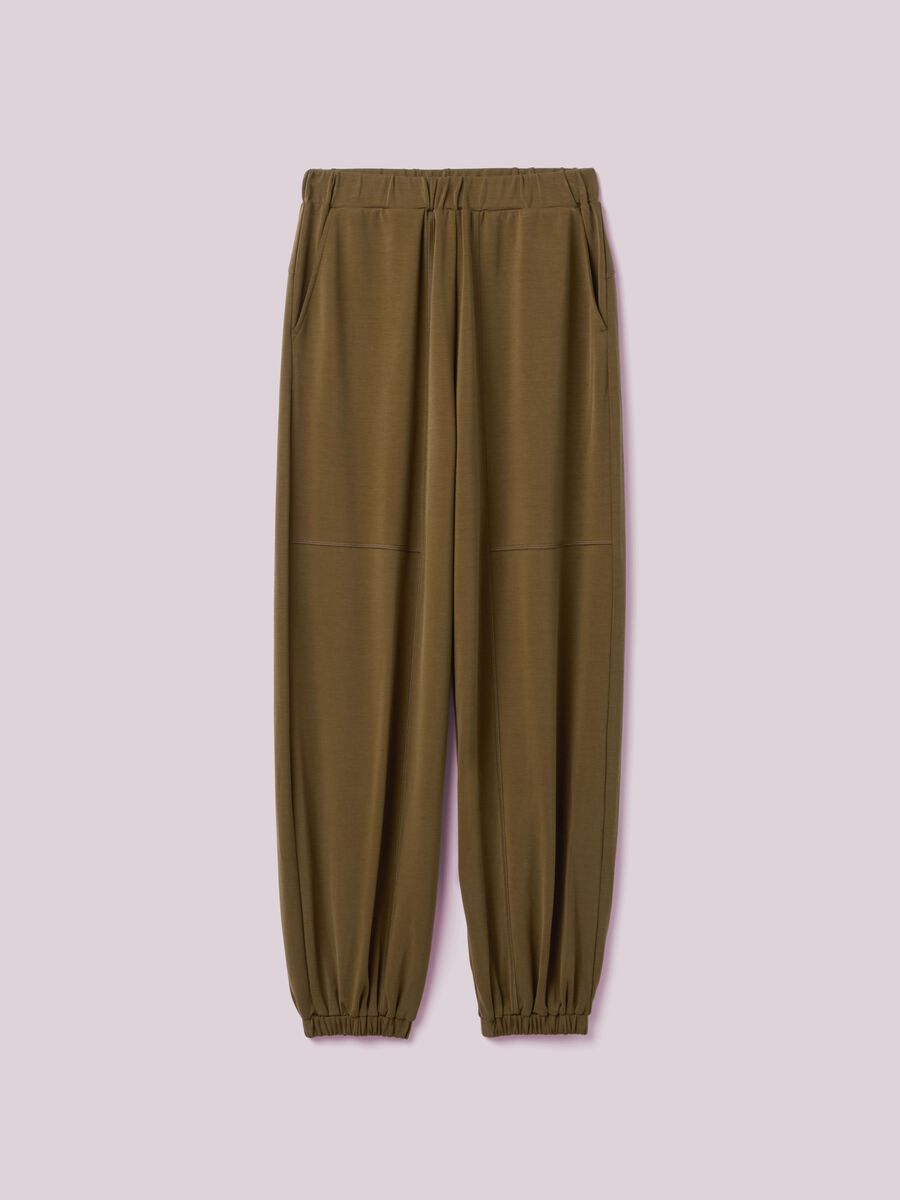 Jogger Pants with Elastic Waistband by ALTAVIA STUDIO_4