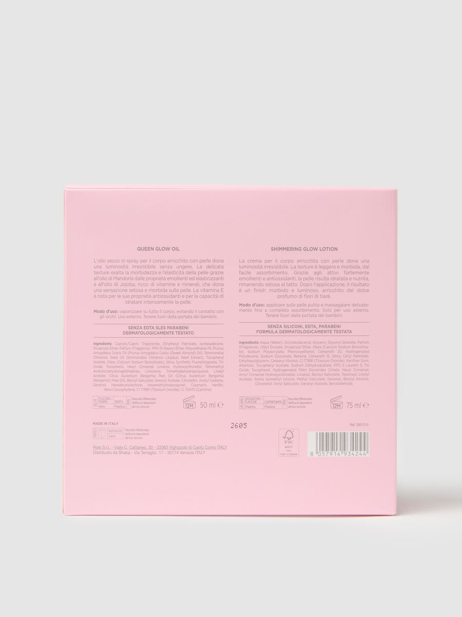 TIME TO SHINE KIT SHINE QUEEN x2 (pink oil + body lotion)_3