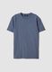 Grey breathable, quick-drying cotton-blend T-shirt_4