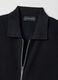 Blue pure cotton cardigan regular fit with full zip_5