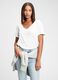 Cotton V-neck T-shirt_0