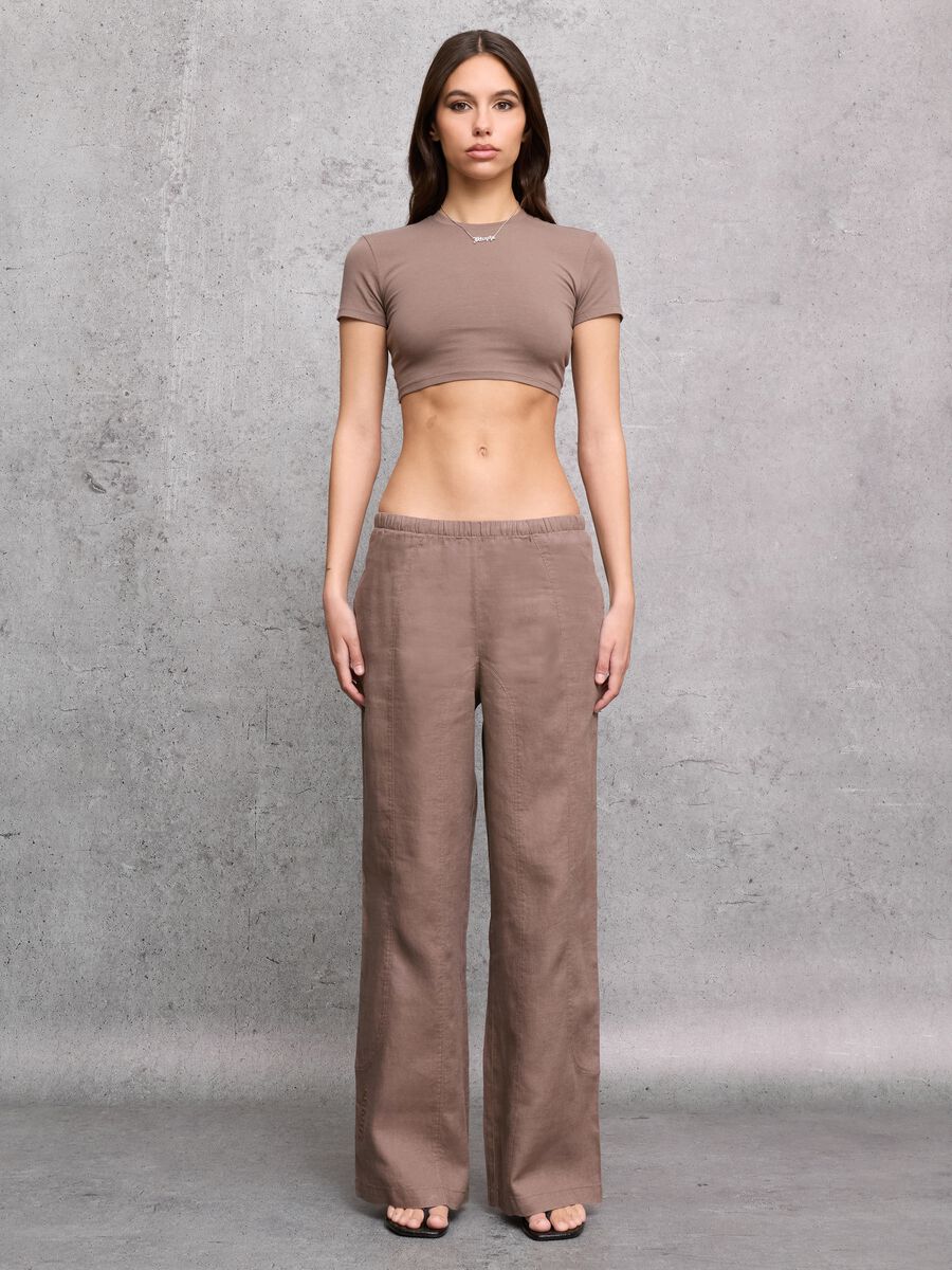 Mocha Crop T-shirt_4
