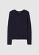 Ribbed pullover with cable-knit design_4