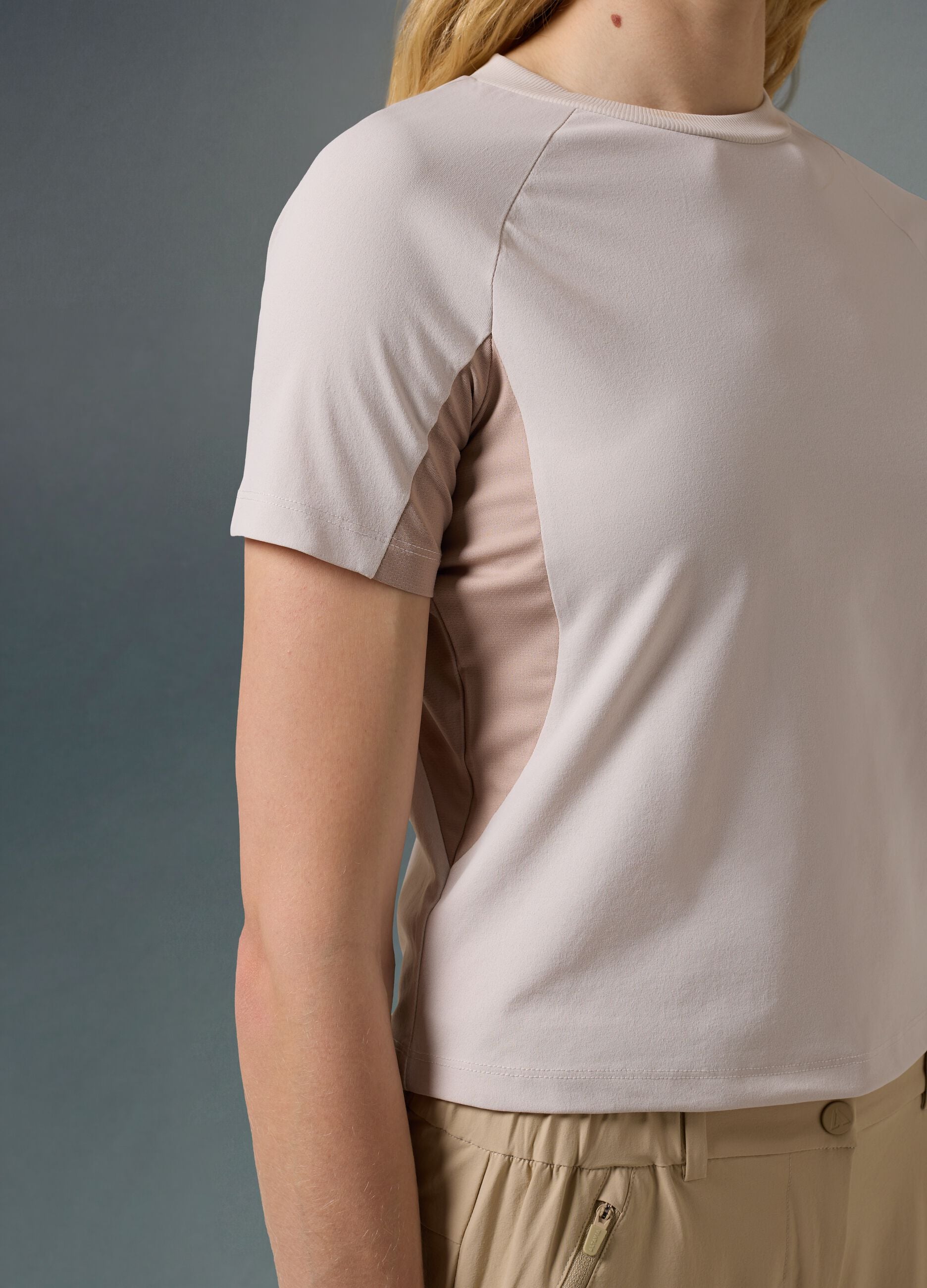 Technical T-shirt with mesh inserts ALTAVIA WITH DEBORAH COMPAGNONI