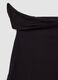 Black asymmetric one-shoulder stretch viscose slim-fit top_2
