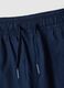Children's Regular Fit Blue Cotton Jogger Trousers_2
