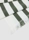 Multicoloured pure cotton striped beach towel_1